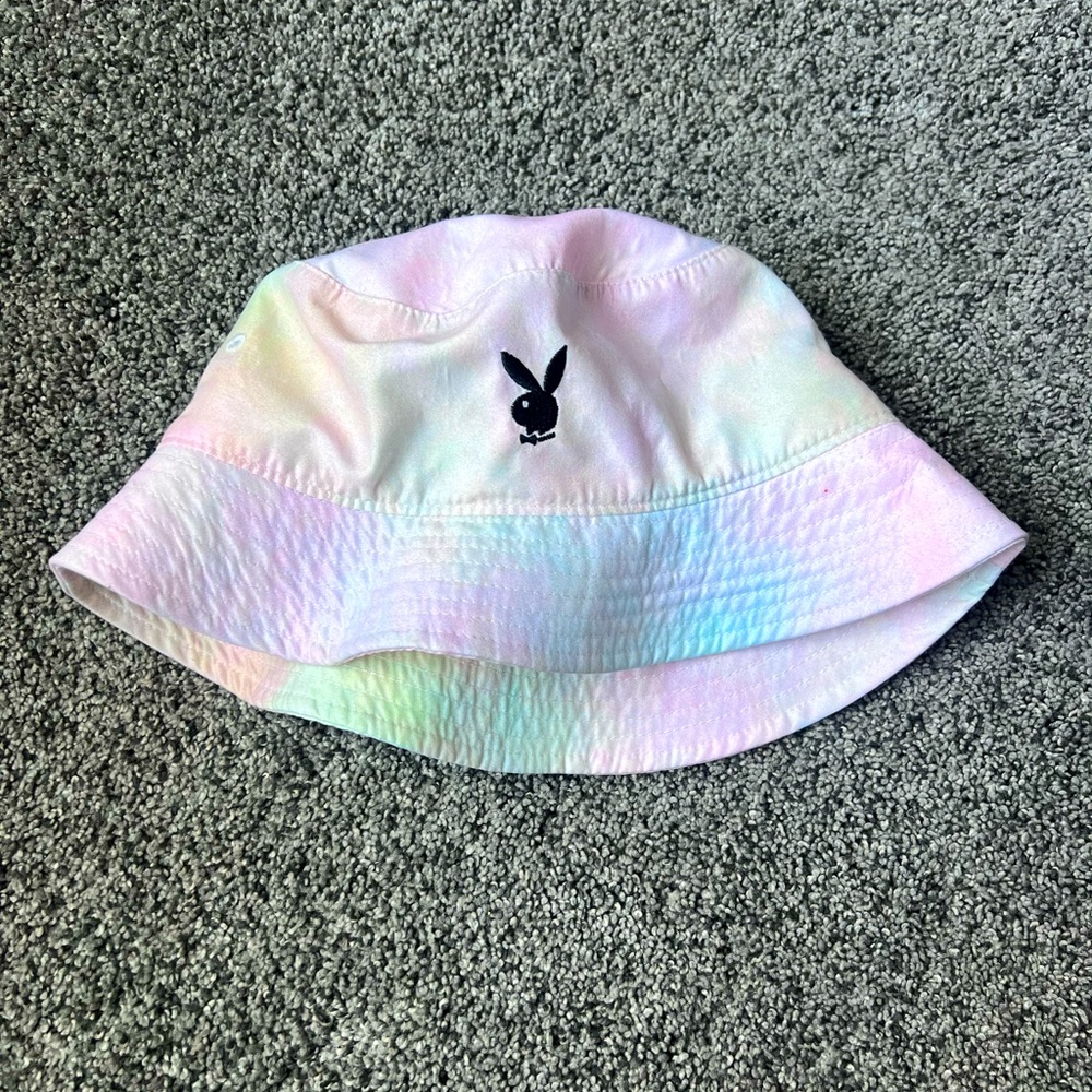 pastel playboy bucket hat